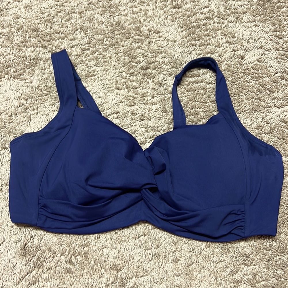Land’s End Womens plus size bikini top size 16W DD